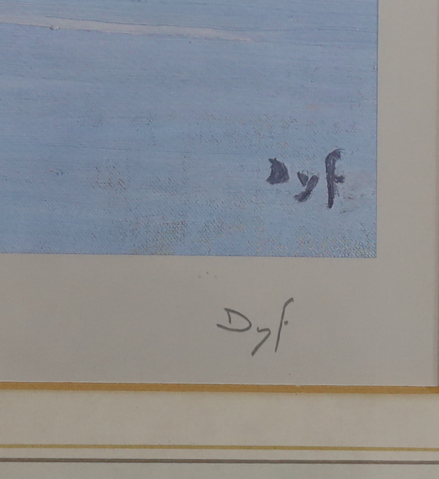 After Marcel Dyf (French, 1899-1985), colour print, 'La Regate', limited edition 293/500, publ. by Frost and Reed, signed ‘Dyf’ in pencil, 50 x 58cm